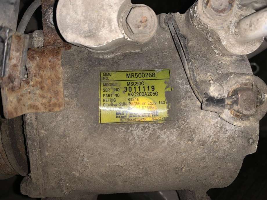 Aircondition kompressor til Mitsubishi Galant 2000-2003 (Type VII, Fase 2)