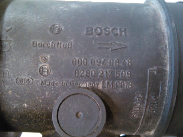 Luftmengde/luftmassemåler til Mercedes E-Klasse 1995-2000 (Fase 1) (W210) (W210) (BOSCH|000 094 08 48|0 280 217 509|)