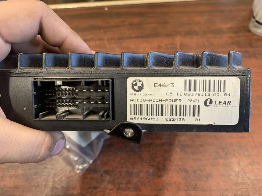 Bilstereo forsterker til BMW 3-Serie, 1998-2005 (E46) (E46) (LEAR CORP.|65.1208376312)