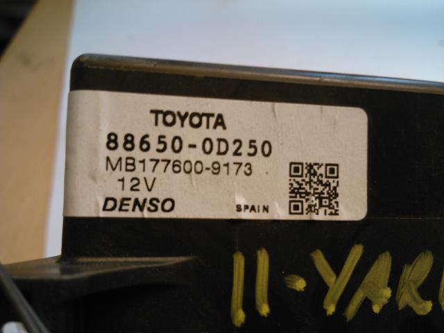 Styreenhet diverse til Toyota Yaris 2009-2011 (Type II, Fase 2)  (DENSO|88650-0D250|)
