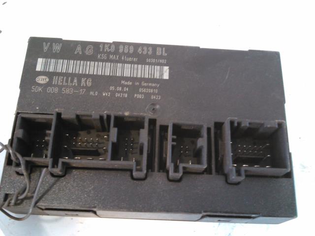 Styreenhet comfort (BCM) til VW Touran, 2003-2006 (Type I, Fase 1)  (HELLA|1K0959433BL)
