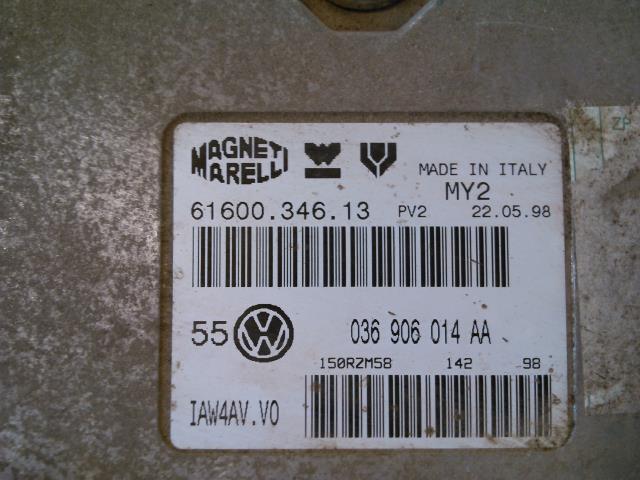 Styreenhet motor til VW Golf IV 1998-2003  (MAGNETI MA|61600.346.13|036 906 014 AA|)