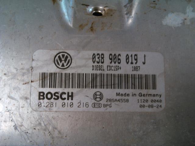 Styreenhet motor til VW Sharan 2000-2010 (Type I, Fase 2)  (BOSCH|0 281 010 216|038 906 019J|)