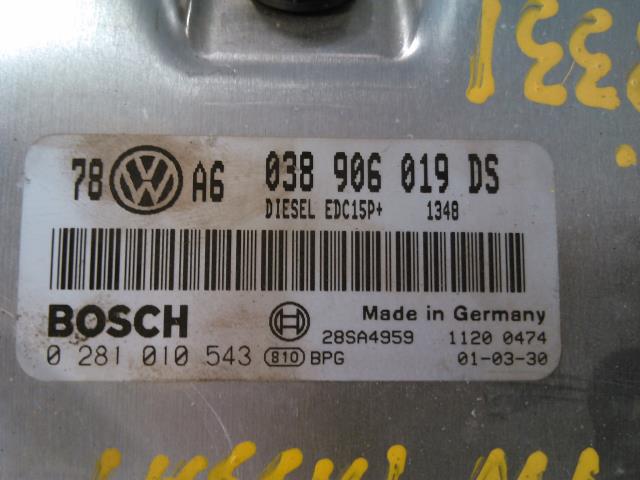 Styreenhet motor til VW Passat 2001-2005 (B5,3BG) (B5,3BG) (BOSCH|0 281 010 543|)