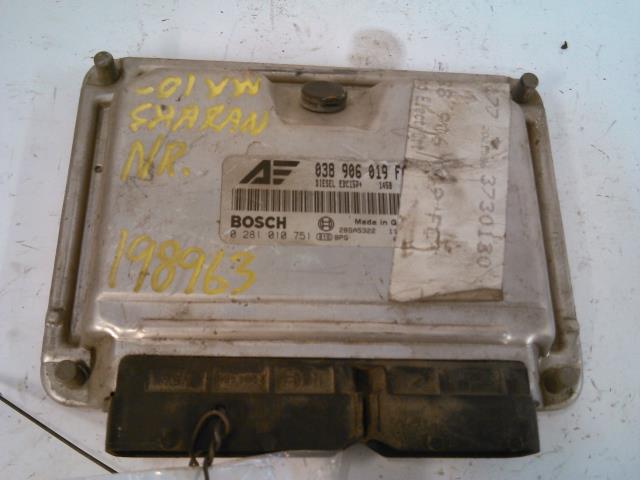 Styreenhet motor til VW Sharan, 2000-2010 (Type I, Fase 2)  (BOSCH|0 281 010 751)