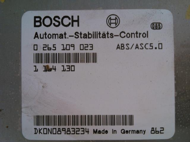 Styreenhet ABS til BMW 5-Serie 1996-2003 (E39) (E39) (BOSCH|0265109023|1164130|)
