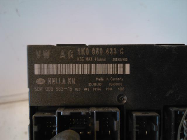 Styreenhet comfort (BCM) til VW Touran 2003-2006 (Type I, Fase 1)  (HELLA|1K0 959 433 C|5DK 008 583-15|)
