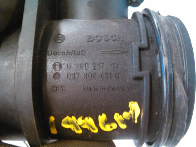 Luftmengde/luftmassemåler til Audi A4 1995-1999 (Type I, Fase 1) (B5) (B5) (BOSCH|0280217117|037 906 461 C|)