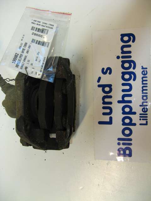 Bremsecaliper venstre foran til Renault Kangoo, 2003-2007 (Type I, Fase 2)