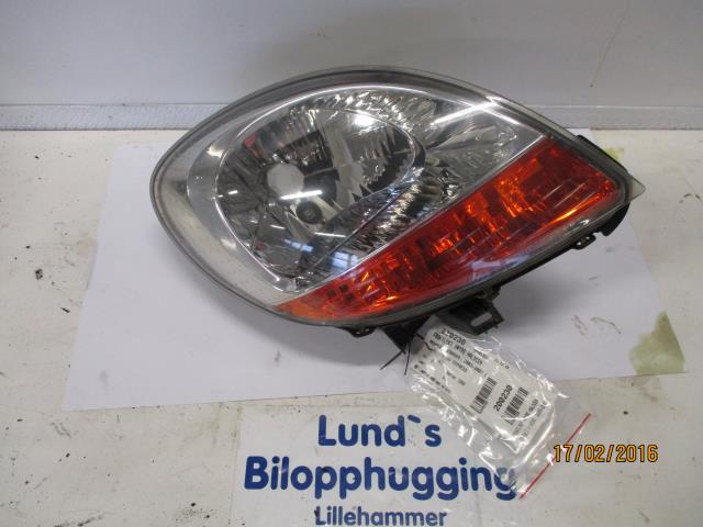 Frontlykt høyre halogen til Renault Kangoo, 2003-2007 (Type I, Fase 2)