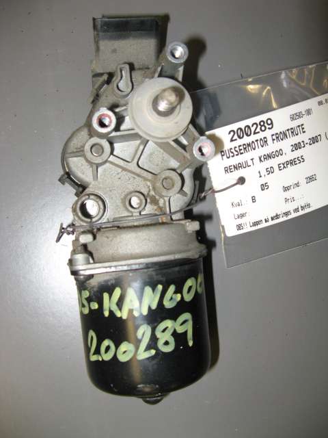 Viskermotor frontrute til Renault Kangoo, 2003-2007 (Type I, Fase 2)  (VALEO|535 63 10 ???)