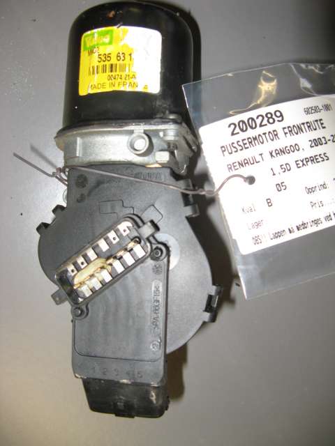 Viskermotor frontrute til Renault Kangoo 2003-2007 (Type I, Fase 2)  (VALEO|535 63 10 ???|00474 21-04-2005|)