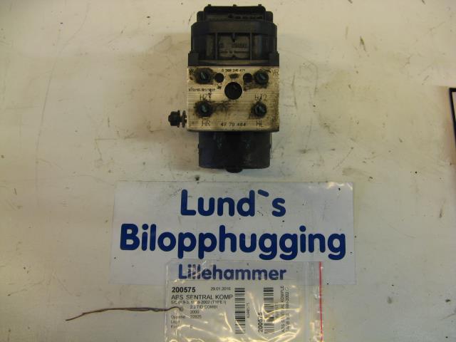 ABS sentral til Saab 9-3, 1998-2002 (Type I)  (BOSCH|0 265 216 471)