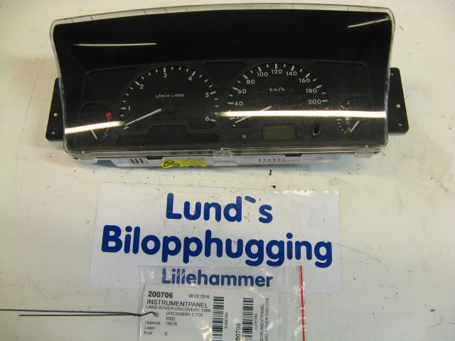 Instrumentpanel til Land Rover Discovery 1999-2004 (Type II)  (YAC114022|)