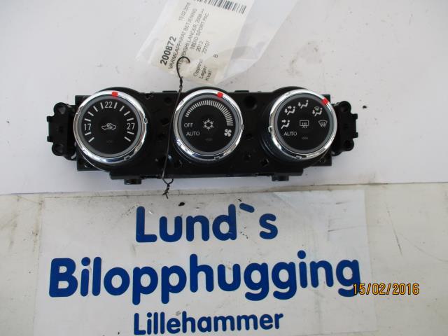 Varmeapparat betjening til Mitsubishi Lancer 2008-2017  (VISTEON|7820A115XC|)