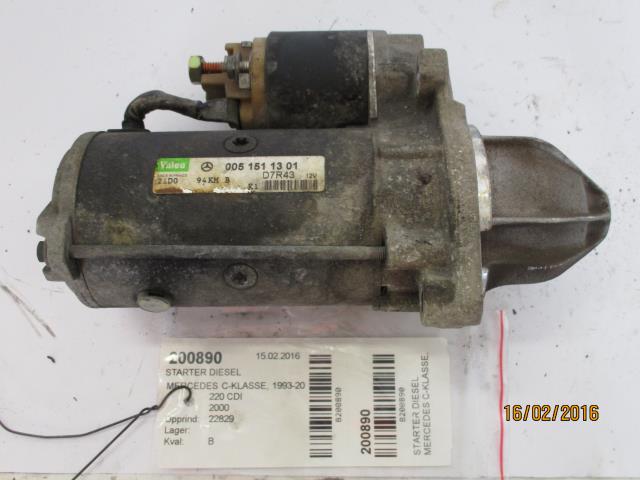 Starter diesel til Mercedes C-Klasse, 1993-2000 (W202) (W202) 