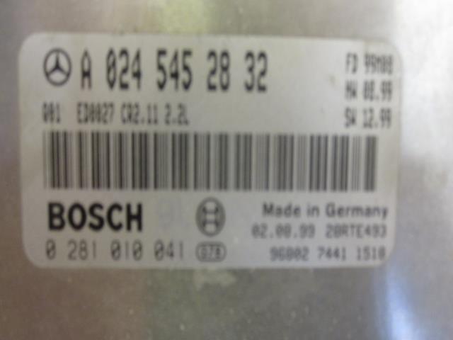 Styreenhet motor til Mercedes E-Klasse 1995-2000 (Fase 1) (W210) (W210) (BOSCH|0 281 010 041|A 024 545 28 32|)