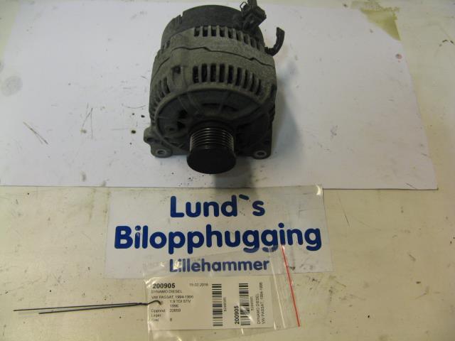 Dynamo diesel til VW Passat, 1994-1996 (B4) (B4) (BOSCH|0 123 515 017)
