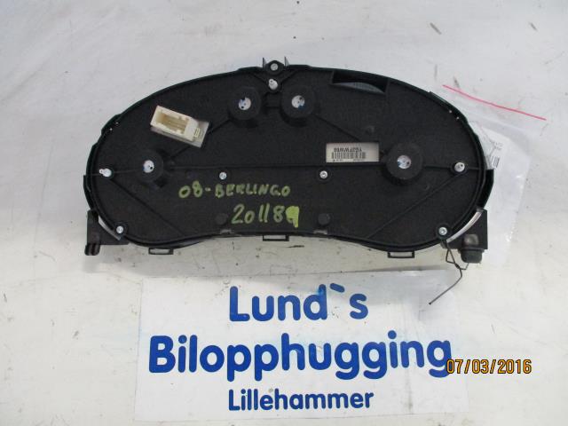 Instrumentpanel til Citroën Berlingo 2008-2015 (Type II, Fase 1)  (MAGNETIMARELLI|9665154980|)