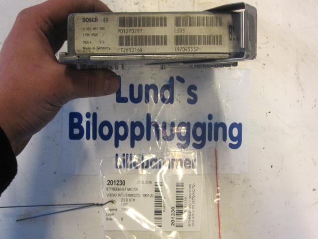 Styreenhet motor til Volvo V70 (S70/XC70) 1997-2000 (Type I)  (BOSCH|0281001592|)