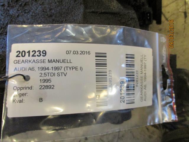 Girkasse manuell til Audi A6 1994-1997 (Type I) (C4) (C4) 