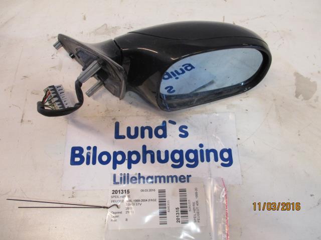 Speil høyre til Peugeot 406, 1999-2004 (Fase 2)