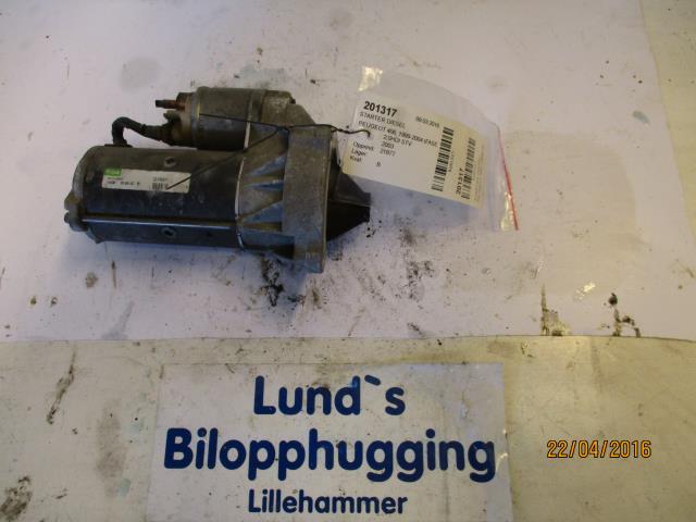 Starter diesel til Peugeot 406, 1999-2004 (Fase 2) (VALEO|)