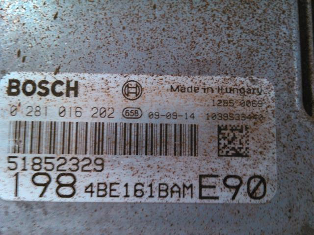Styreenhet motor til Fiat Bravo/Brava 2007-2011  (BOSCH|51852329|0 281 016 202|)