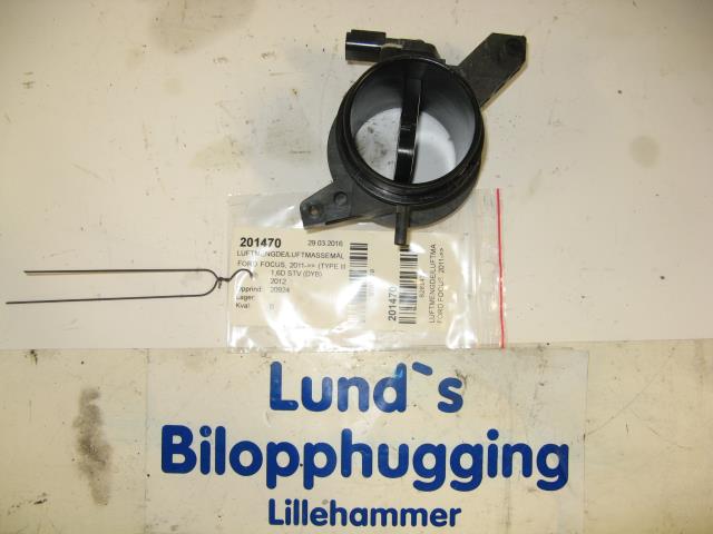 Luftmengde/luftmassemåler til Ford Focus, 2011-2014 (Type III, Fase 1)  (FOMOCO|AV61-9C623-CB)