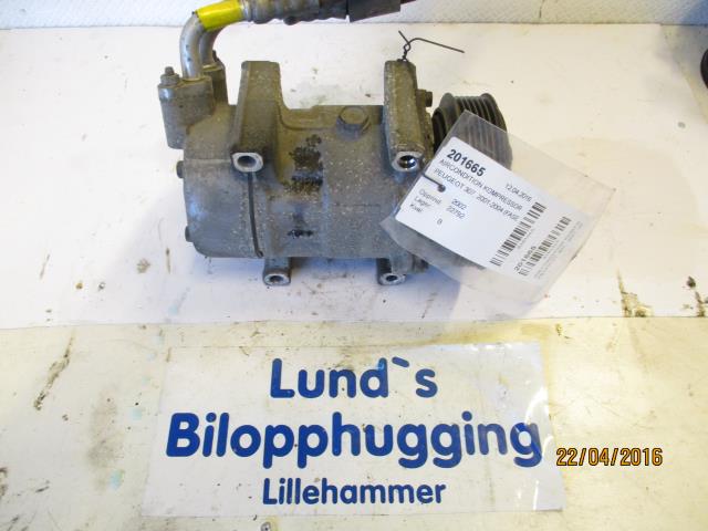 Aircondition kompressor til Peugeot 307, 2001-2004 (Fase 1)  (SANDEN|96 462  738 80)