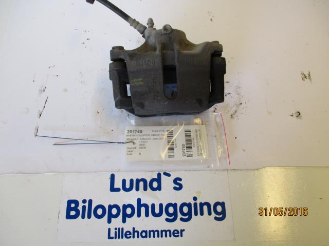 Bremsecaliper høyre foran til Renault Kangoo, 2003-2007 (Type I, Fase 2)  