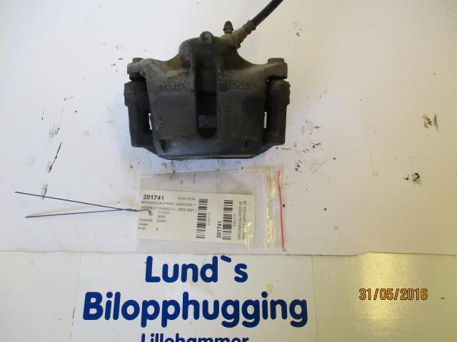 Bremsecaliper venstre foran til Renault Kangoo, 2003-2007 (Type I, Fase 2)  
