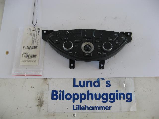 Varmeapparat betjening til Nissan Primera, 2002-2007 (P12) (P12) (28395 AV610)