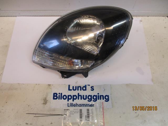 Frontlykt venstre halogen til Renault Kangoo, 2003-2007 (Type I, Fase 2)  