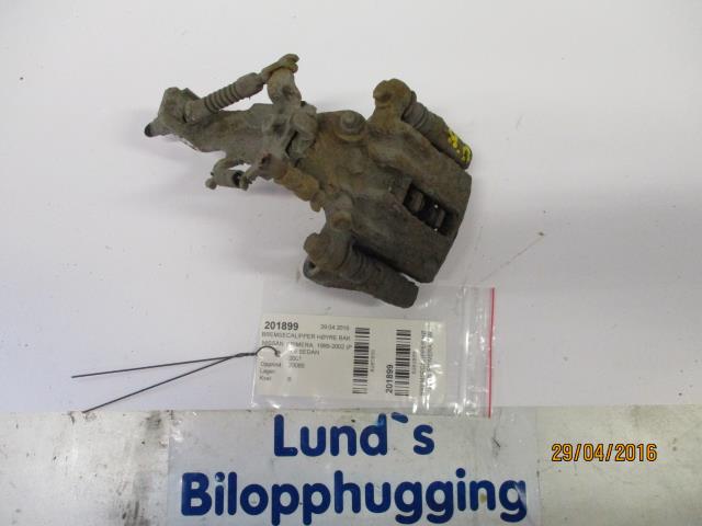 Bremsecaliper høyre bak til Nissan Primera, 1999-2002 (Fase 2) (P11) (P11)