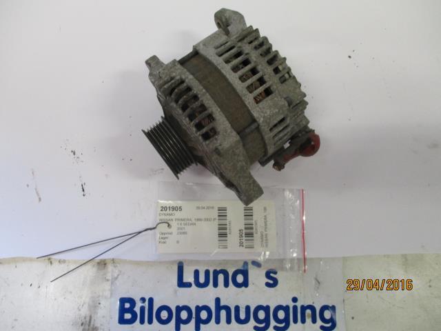 Dynamo til Nissan Primera, 1999-2002 (Fase 2) (P11) (P11) (23100BU010)