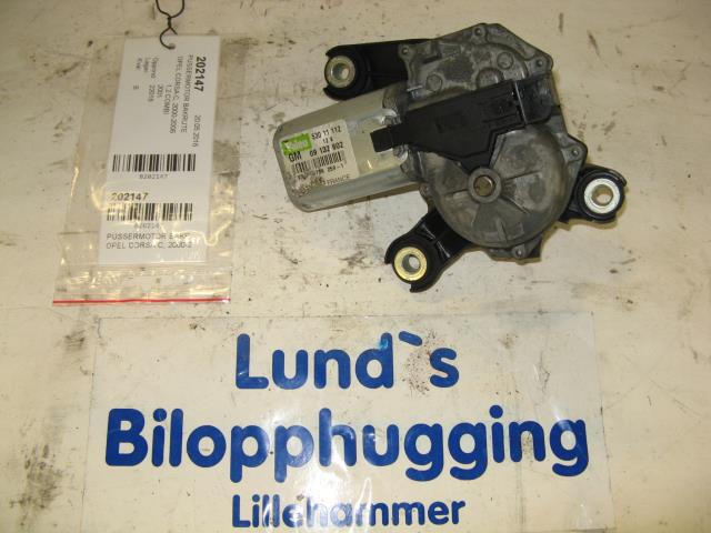Viskermotor bakrute til Opel Corsa C, 2000-2006  (VALEO|09 132 802)