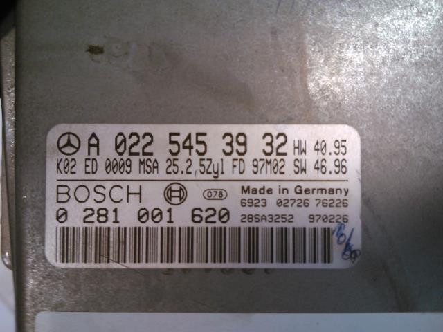 Styreenhet motor til Mercedes E-Klasse 1995-2000 (Fase 1) (W210) (W210) (BOSC|0 281 001 620|022 545 39 32|)