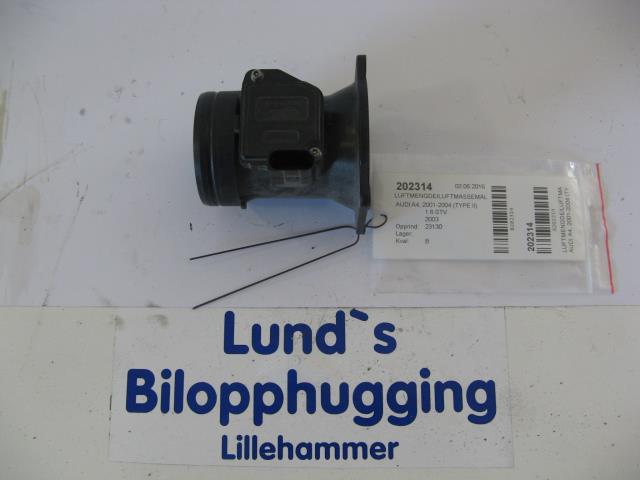 Luftmengde/luftmassemåler til Audi A4, 2001-2004 (Type II) (B6) (B6) (HITACHI|8ET 009142-26)