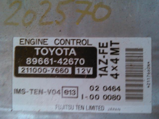 Styreenhet motor til Toyota RAV4 2000-2006 (Type II)  (89661-42670|211000-7660|)