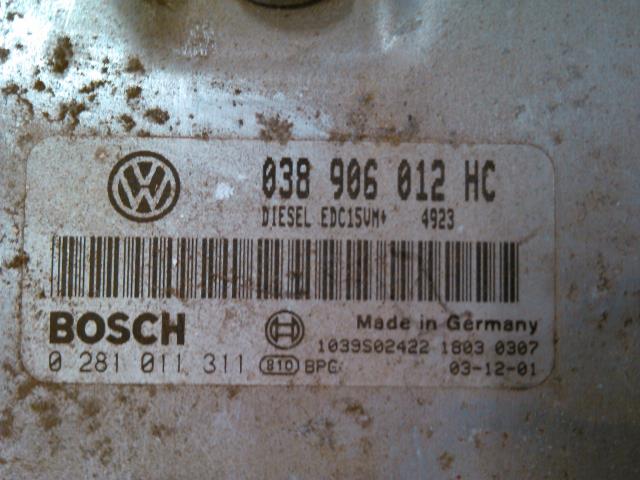Styreenhet motor til Škoda Octavia 2000-2004 (Type I, Fase 2)  (BOSCH|038 906 012 HC|0 281 011 311|)