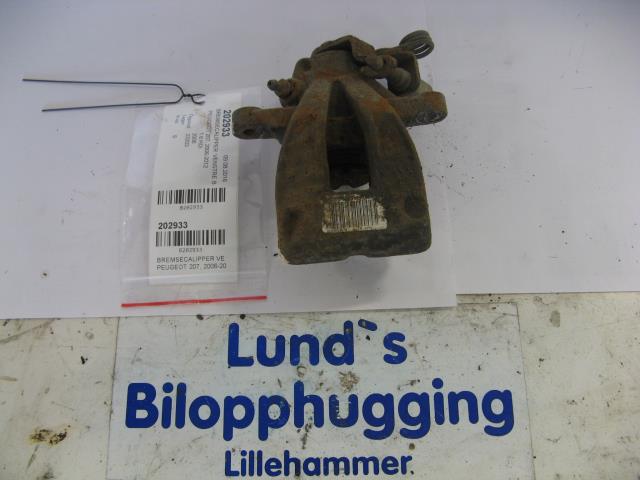 Bremsecaliper venstre bak til Peugeot 207, 2006-2012  