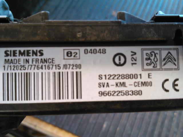 Styreenhet diverse til Peugeot 207 2006-2012  (96 541 054 80|)