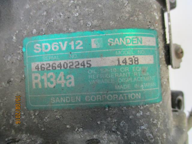 Aircondition kompressor til Peugeot 307 2001-2004 (Fase 1)  (SANDEN|4626402245    MODEL NO 14|)