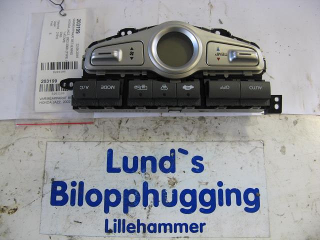 Varmeapparat betjening til Honda Jazz, 2002-2008 (Type I)  (STANLEY|D067G)