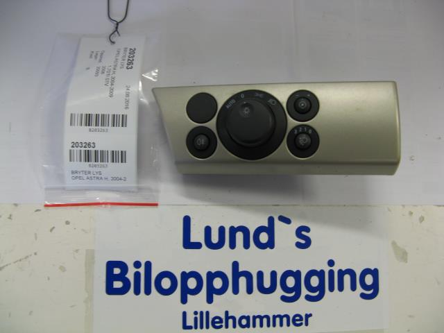 Bryter lys til Opel Astra H, 2004-2009  (13 198 925)
