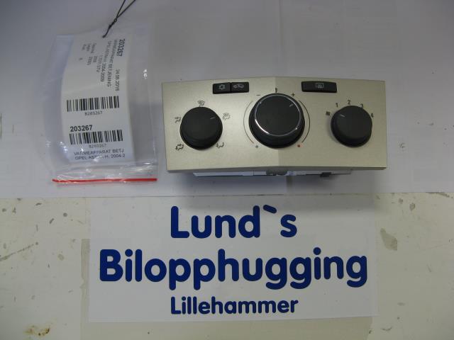 Varmeapparat betjening til Opel Astra H, 2004-2009  (13269404)