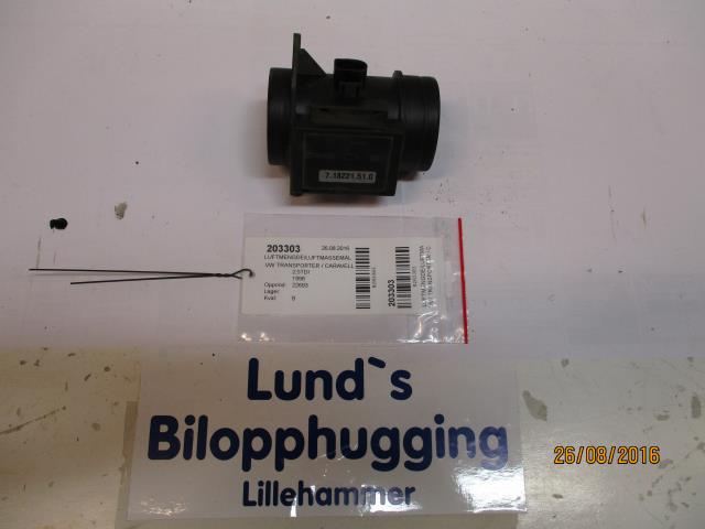 Luftmengde/luftmassemåler til VW Transporter / Caravelle 1990-2003 (T4) (T4) (I2S|7|18221|51|0|)