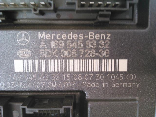 Styreenhet diverse til Mercedes B-Klasse 2008-2011 (Fase 2) (W245) (W245) (A 169 545 63 32|)