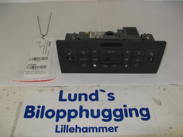 Varmeapparat betjening til Audi A3, 1996-2003 (Type I)  (8L0 820 043J)